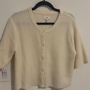 Aerie cream cardigan M